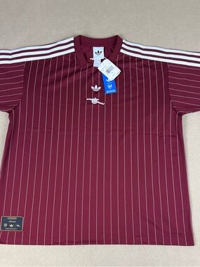 Adidas Arsenal Terrace Icon Soccer Jersey Collegiate Burgundy Men's Sz L, KB6427